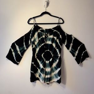 Navy Tie Dye Romper (M/L)